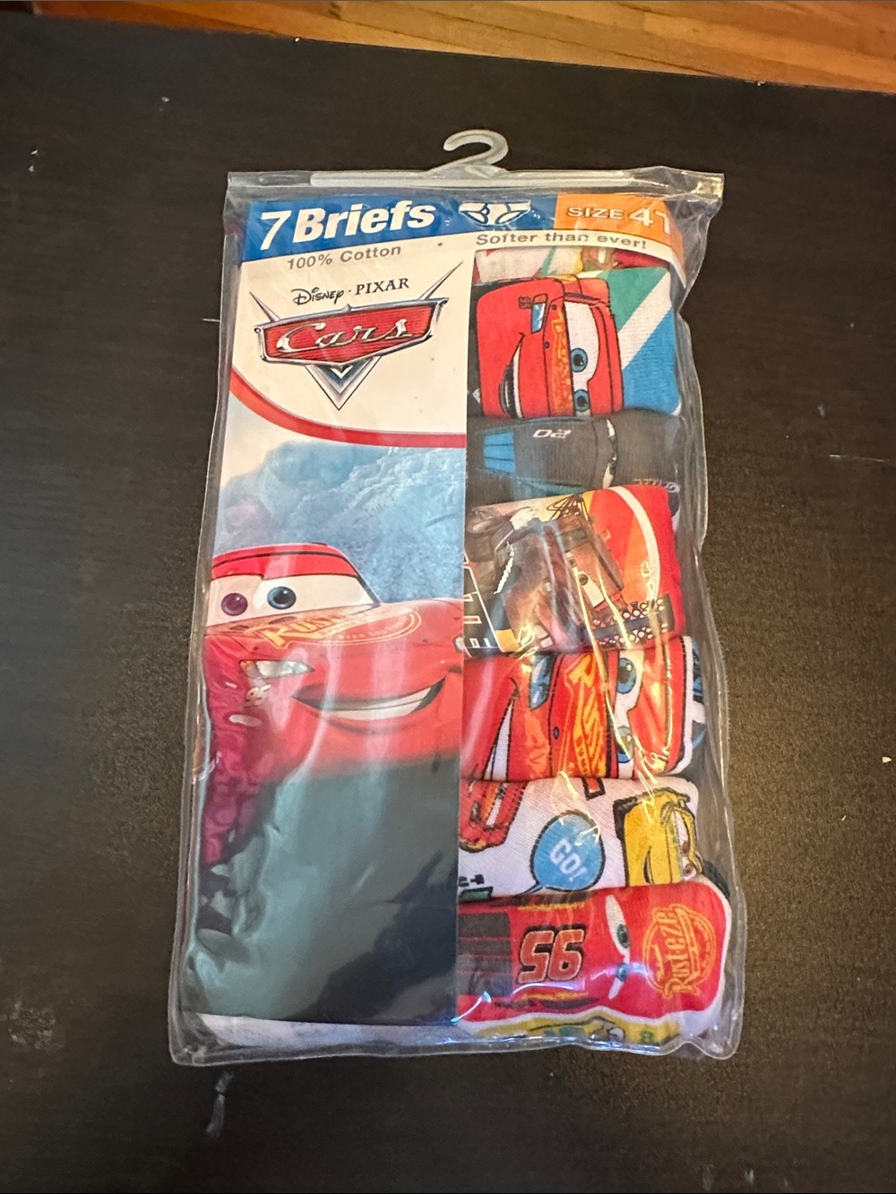 Disney Cars Kids Briefs - Red, Blue, White (7-Pack)